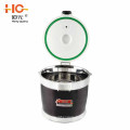 Gas-electric multi-purpose stainless steel casserole cooking pot